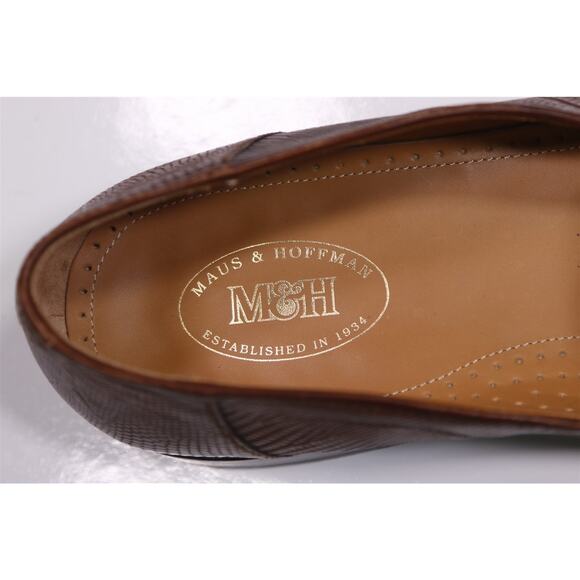 Maus & Hoffman Genuine Lizard Strap Penny Loafers Men\'s US 13 M